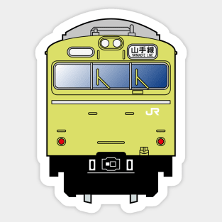 Tokyo Yamanote Line Train - 103 series Sticker